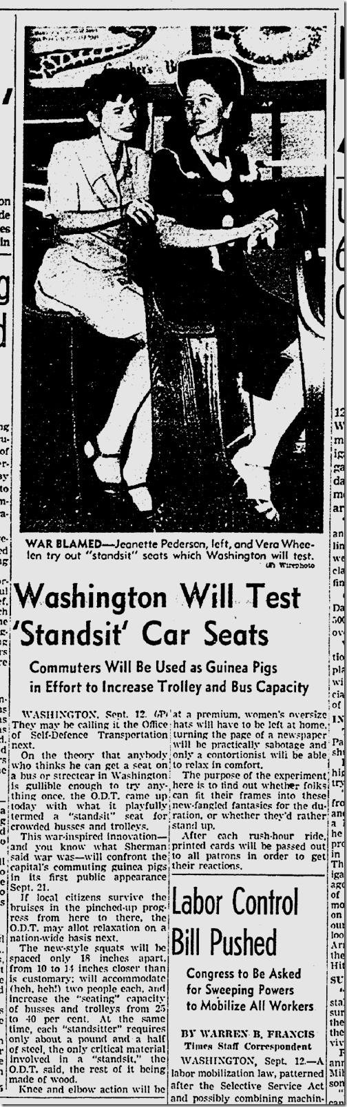 Sept. 13, 1942, Stand Sit 