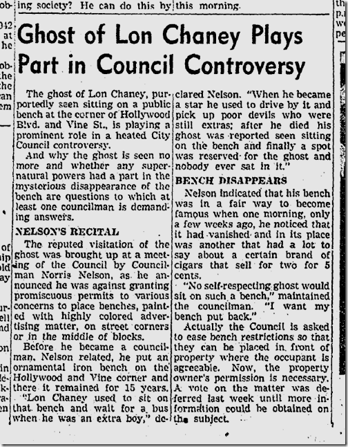 Oct. 26, 1942, Lon Chaney Oct. 26, 1942, Lon Chaney