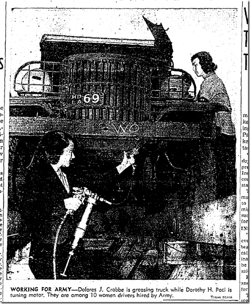 Nov. 2, 1942, Women Truck Drivers 
