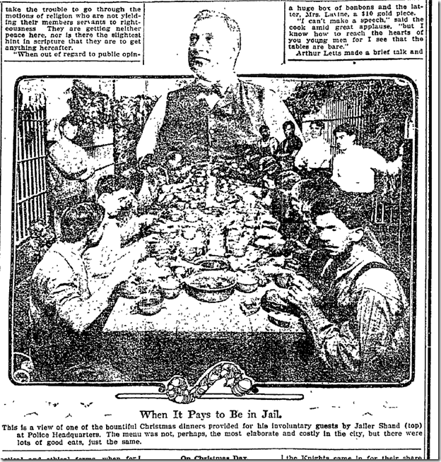Dec. 26, 1912, Christmas in Jail Dec. 26, 1912, Christmas in Jail
