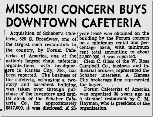 May 14, 1946, Schaber's May 14, 1946, Schaber's