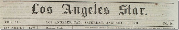 Jan. 10, 1863, Los Angeles Star 