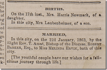 Jan. 24, 1863, Vitals 