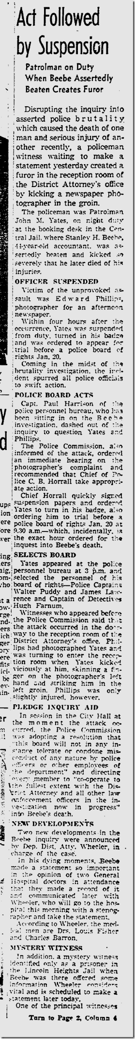 Jan. 13, 1943, Beebe Inquest 