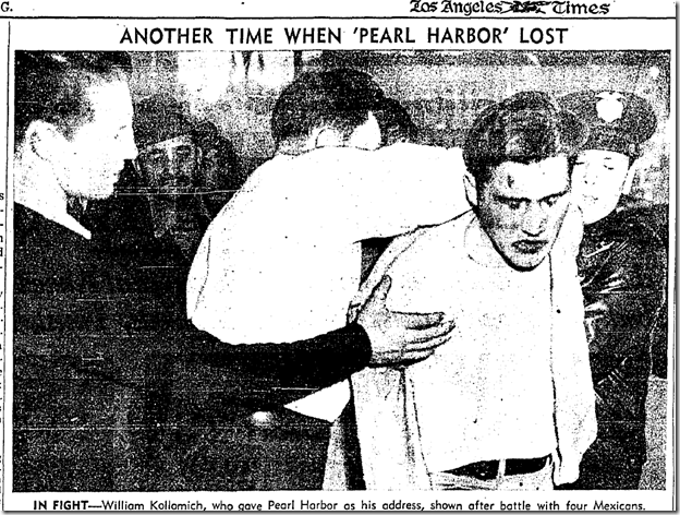 Jan. 4, 1942, Brawl 