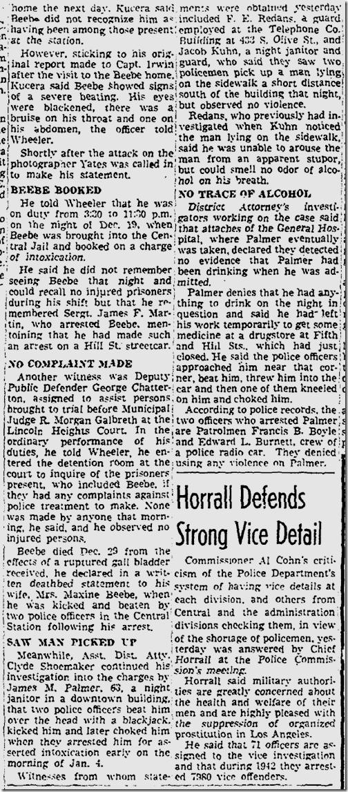 Jan. 13, 1943, Beebe Case 