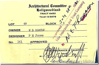 Hollywoodland Arch Comm Hollywoodland Arch Comm