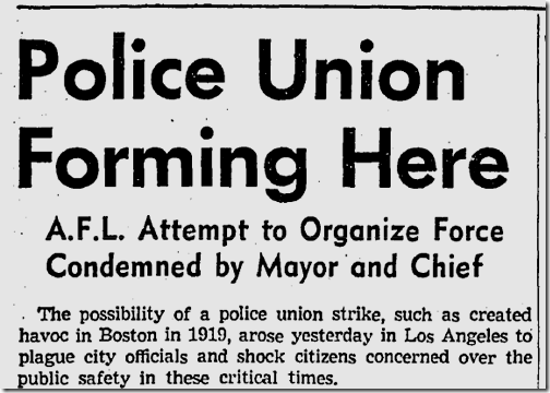March 20, 1943, Police Union March 20, 1943, Police Union