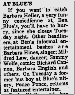 Aug. 1, 1959, Sammy Wolfe 