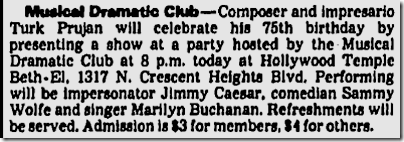 May 24, 1984, Sammy Wolfe 