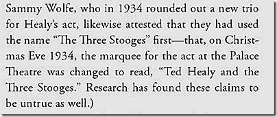 "Three Stooges Scrapbook," Page 70