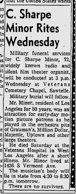 Nov. 25, 1957, C. Sharpe Minor 