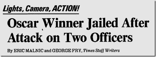 April 12, 1983, Oscar Arrest 