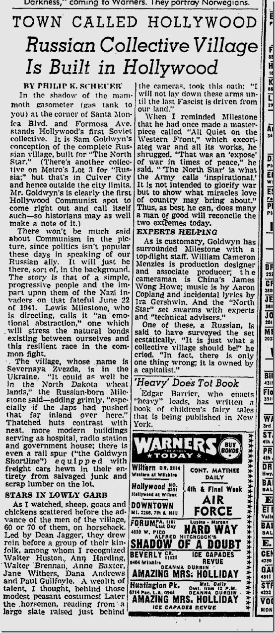 April 18, 1943, Russian Village 