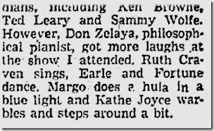 July 26, 1940, Sammy Wolfe 