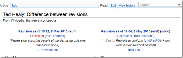 Wikipedia on Ted Healy 