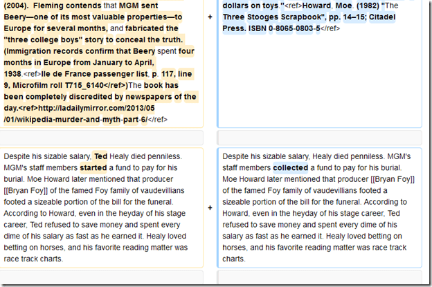 Wikipedia on Ted Healy 