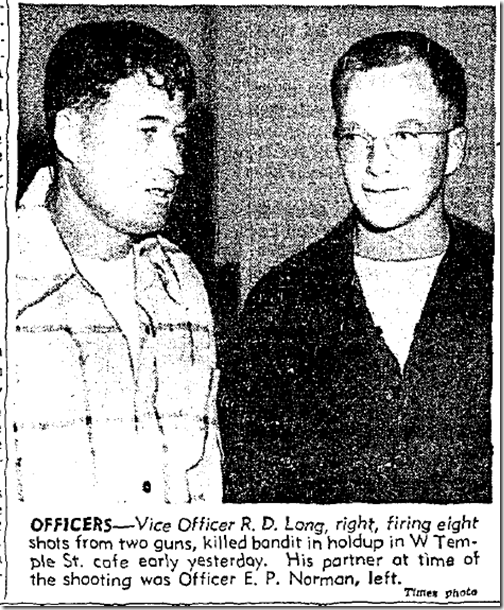 June 27, 1953, Roost Holdup 