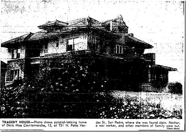 April 22, 1943, Courtemanche house 