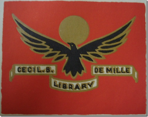 De Mille bookplate 