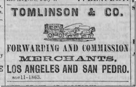 Aug. 1, 1863, Tomlinson & Co. Aug. 1, 1863, Tomlinson & Co.