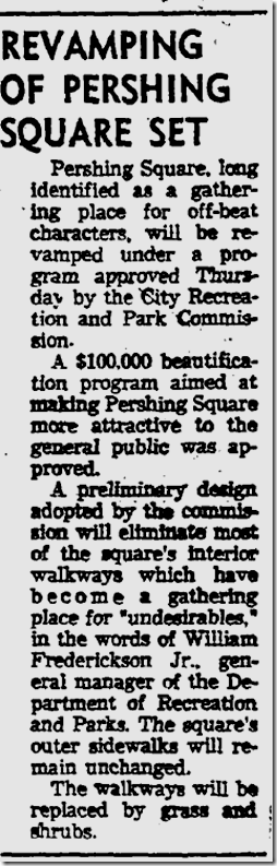 Aug. 9, 1963, Pershing Square Aug. 9, 1963, Pershing Square