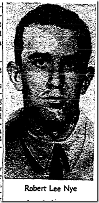 Jan. 11, 1963, Robert Lee Nye Jan. 11, 1963, Robert Lee Nye