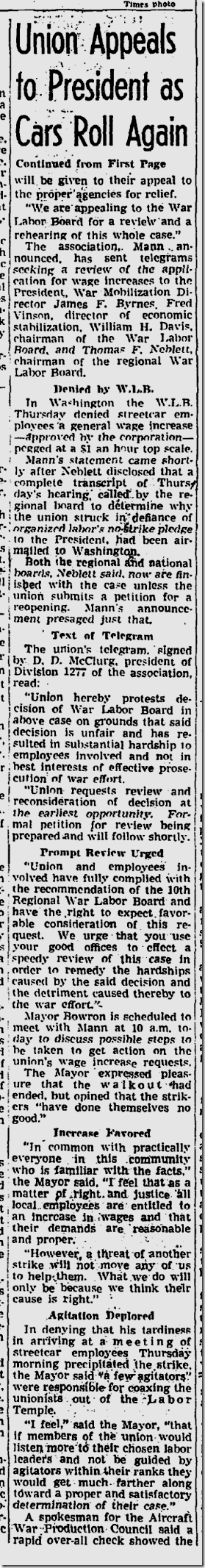 July 24, 1943, Streetcar St