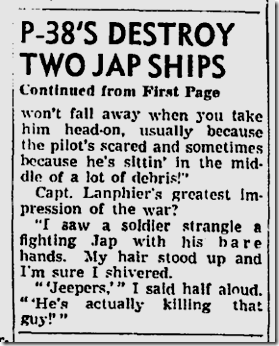 July 24, 1943, P-38 Pilots 