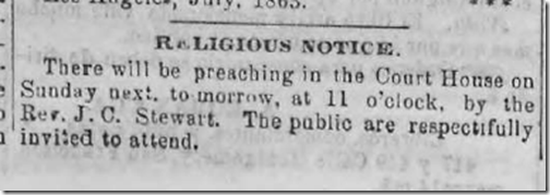 July 25, 1863, Preaching at the Courthouse July 25, 1863, Preaching at the Courthouse