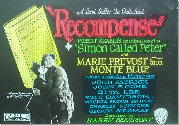 Marie Prevost "Recompense" Marie Prevost "Recompense"