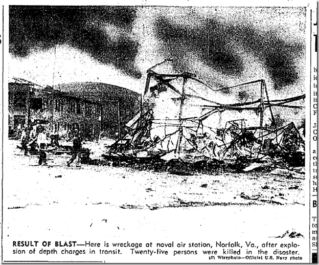 Sept. 19, 1943, Explosion Sept. 19, 1943, Explosion