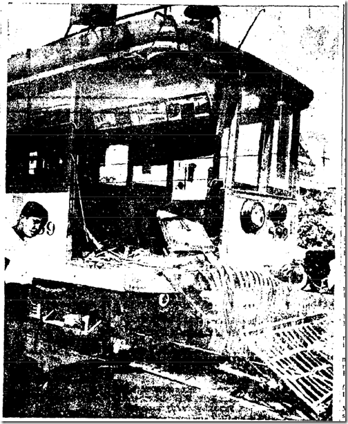 Aug. 15, 1943, Streetcar Accident Aug. 15, 1943, Streetcar Accident