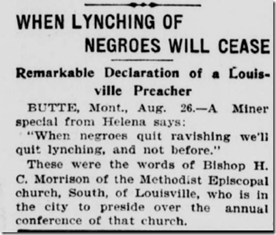 Aug. 27, 1903, Lynching Aug. 27, 1903, Lynching