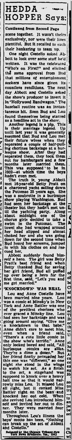 Aug. 15, 1943, Hedda Hopper Aug. 15, 1943, Hedda Hopper