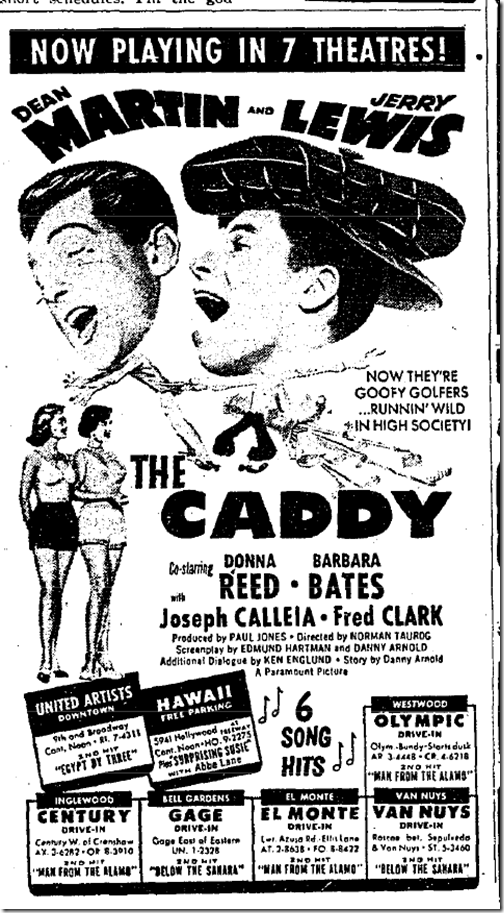 Aug. 30, 1953, The Caddy Aug. 30, 1953, The Caddy