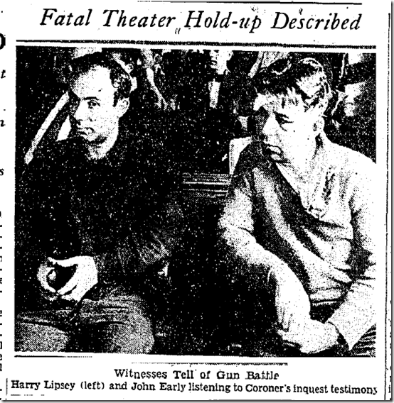 Sept. 20, 1933, Theater Holdup 