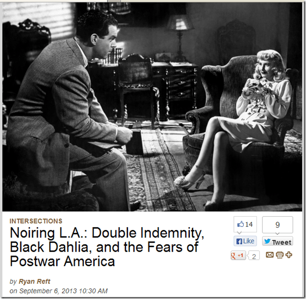 "Double Indemnity" "Black Dahlia" 