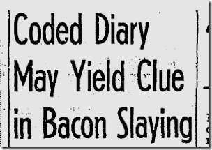Sept. 15, 1943, Coded Diary 