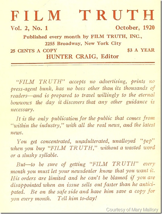FilmTruth Inside cover