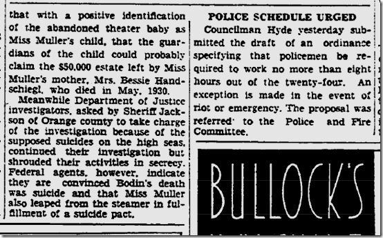 April 12, 1933, Suicide Pact 