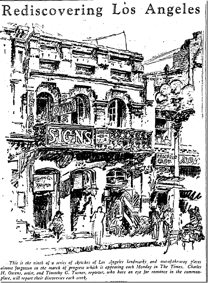 Dec. 30, 1935, Rediscovering Los Angeles Dec. 30, 1935, Rediscovering Los Angeles