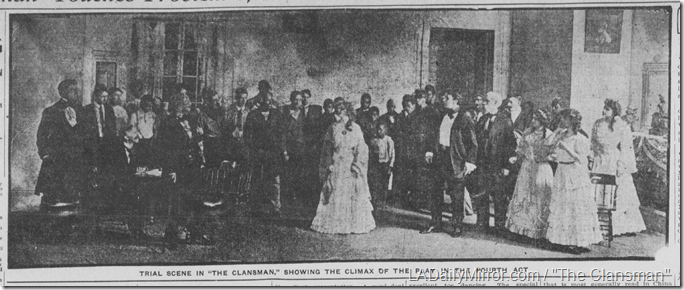 Dec. 1, 1908, The Clansman 