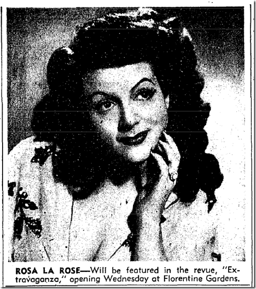 Oct. 18, 1943, Rosa la Rose Oct. 18, 1943, Rosa la Rose