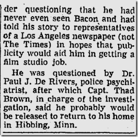 Sept. 22, 1943, Bacon killing 