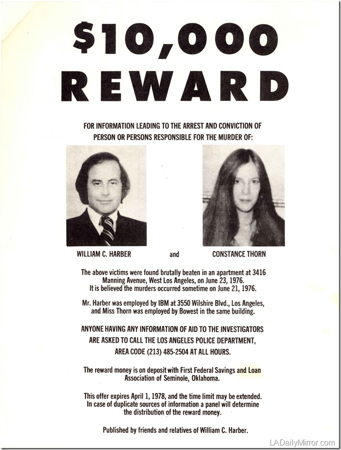 March 28, 1977, William Harber, Constance Thorn March 28, 1977, William Harber, Constance Thorn