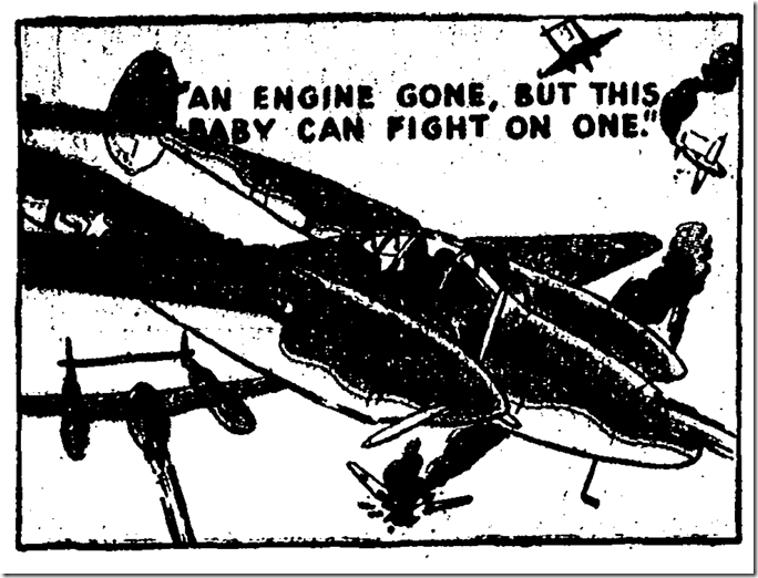 Dec. 19, 1943, The P-38 