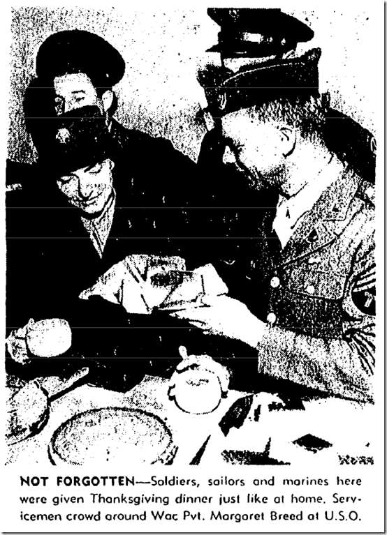 Nv. 26, 1943, Thanksgiving Nv. 26, 1943, Thanksgiving