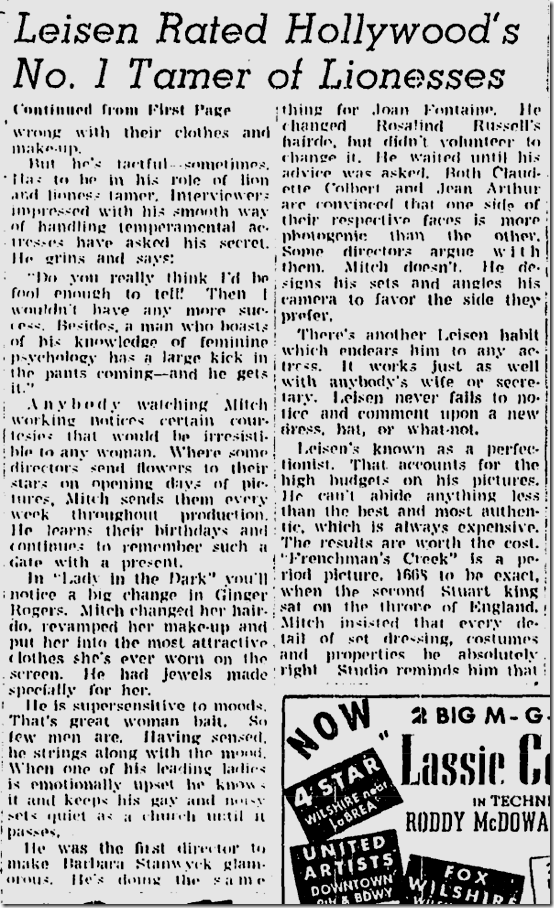 Nov. 28, 1943, Hedda Hopper 