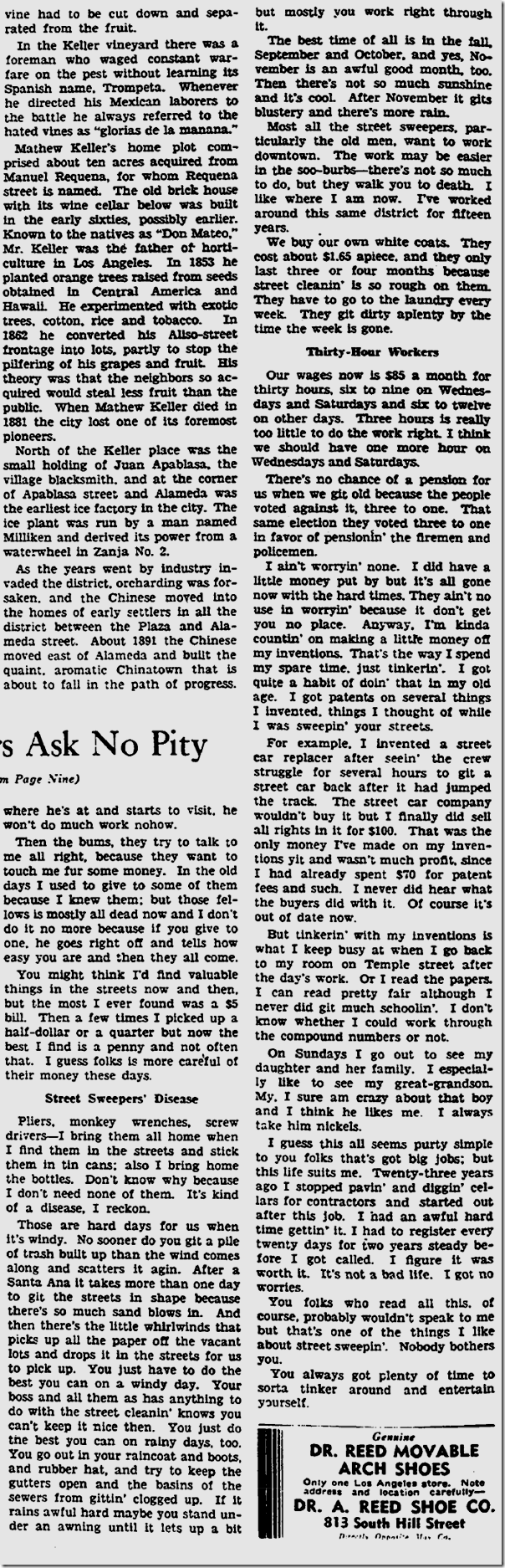 Oct. 22, 1933, Farewell to Ols Los Angeles